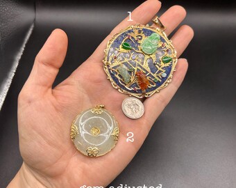 Estate Stackable 14k Gold Mixed Pendants Charms - 6/1 - LOT E