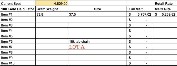 Estate Stackable 18k Gold Mixed Chains Necklaces … - image 13