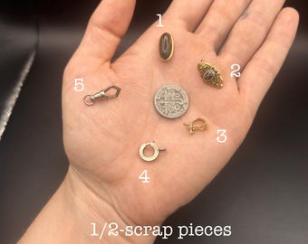 Estate Stackable 14k Gold Mixed Pendants Charms - 5/22 - LOT V