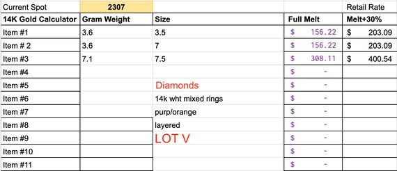 Estate Stackable 14k Diamond White Gold Mixed Rin… - image 10