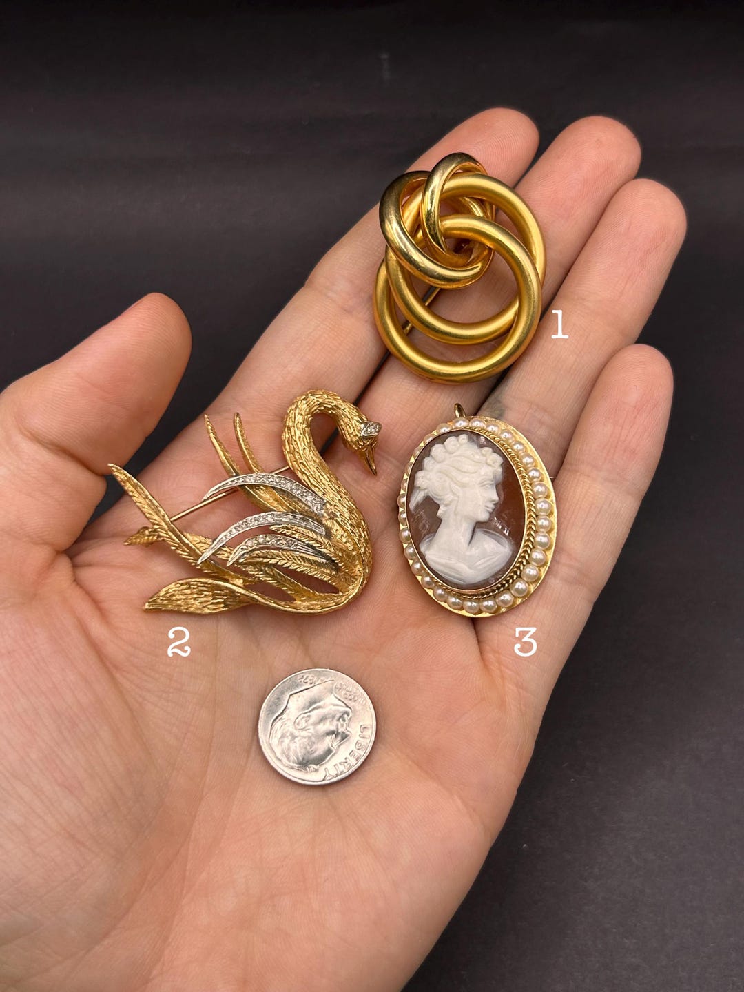 Estate Stackable 14k Gold Mixed Stick Pins Brooches - 5/6/25 - LOT N - Etsy