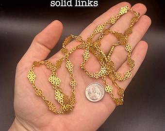 Estate Stackable 18k Gold Necklace Chain - 5/22 - LOT B