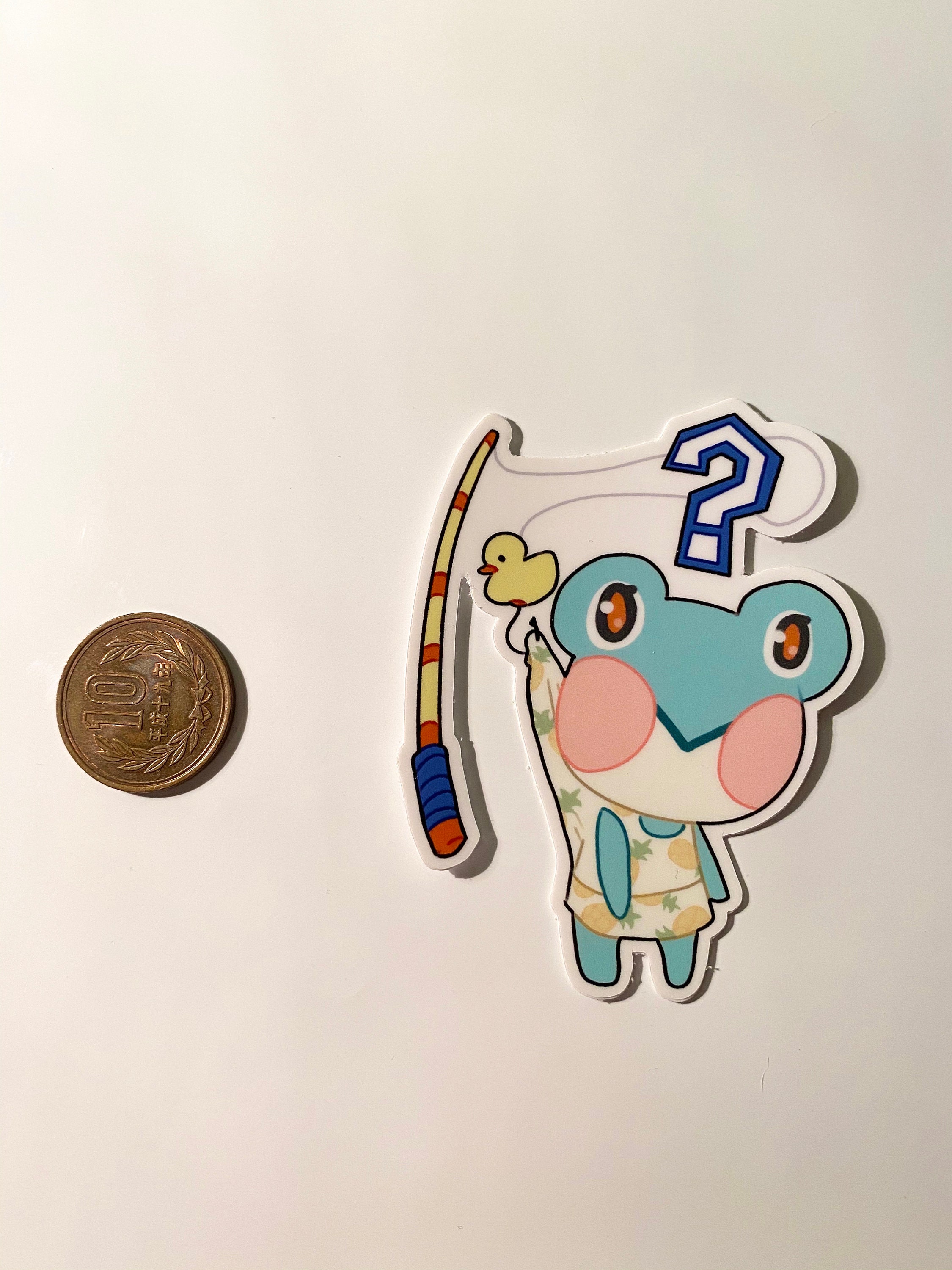 ACNH New Neighbor Lily Frog Sticker Etsy