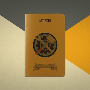 Artificer Notebook - Small Dungeons and Dragons 5e Character Journal