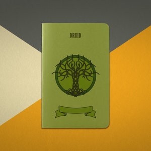 Druid Notebook - Small Dungeons and Dragons 5e Character Journal