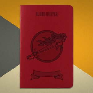 Blood Hunter Notebook - Large Dungeons and Dragons 5e Character Journal