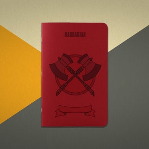 Barbarian Notebook - Small Dungeons and Dragons 5e Character Journal