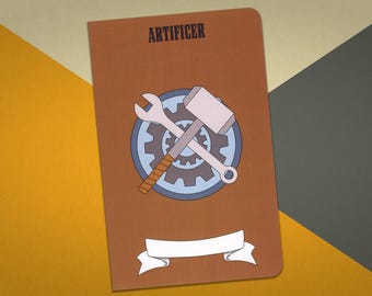 Cuaderno de Artífice - Diario de personaje grande de Dungeons and Dragons 5e