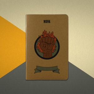 Monk Notebook - Small Dungeons and Dragons 5e Character Journal