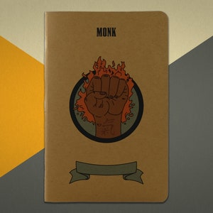 Monk Notebook - Large Dungeons and Dragons 5e Character Journal