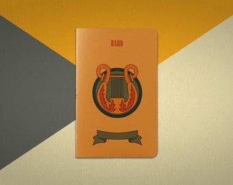 Bard Notebook - Small Dungeons and Dragons 5e Character Journal