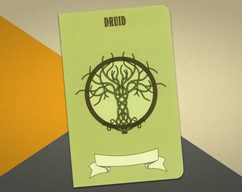 Cuaderno de druida - Diario grande de personaje de Dungeons and Dragons 5e