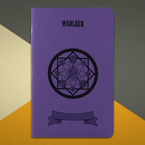 Warlock Notebook - Large Dungeons and Dragons 5e Character Journal