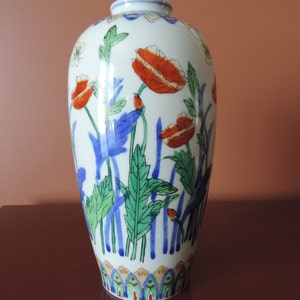 Vase China - Hand Painted - Vintage