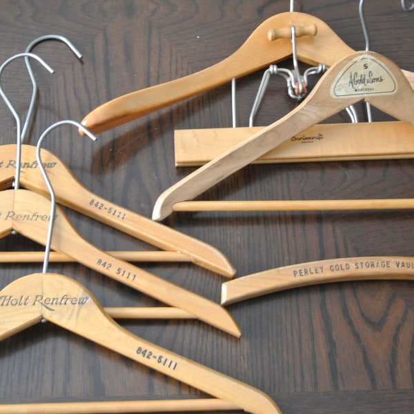 Wooden hangers - advertising - sold individually