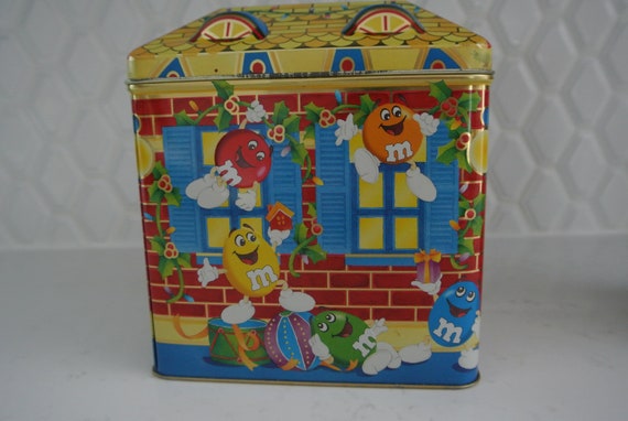 Two M&M Metal Boxes - Christmas Collection - Limited Edition - Etsy