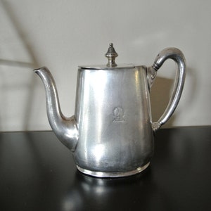 Teapot - Elkington plate - individual teapot - silver - E&Co silver
