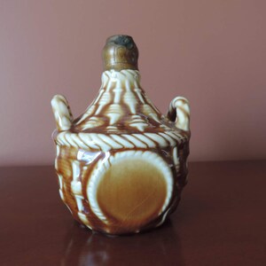 Bottle - Dame Jeanne -ceramic -vintage