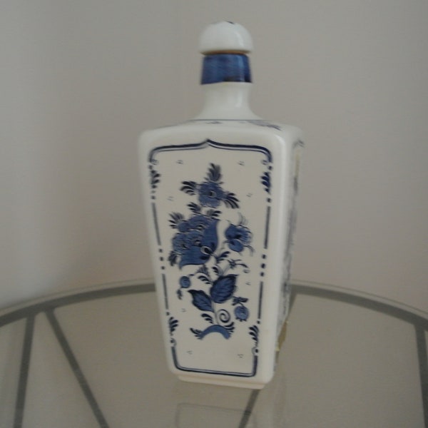 Bouteille Delft blue -Hollande - peint main