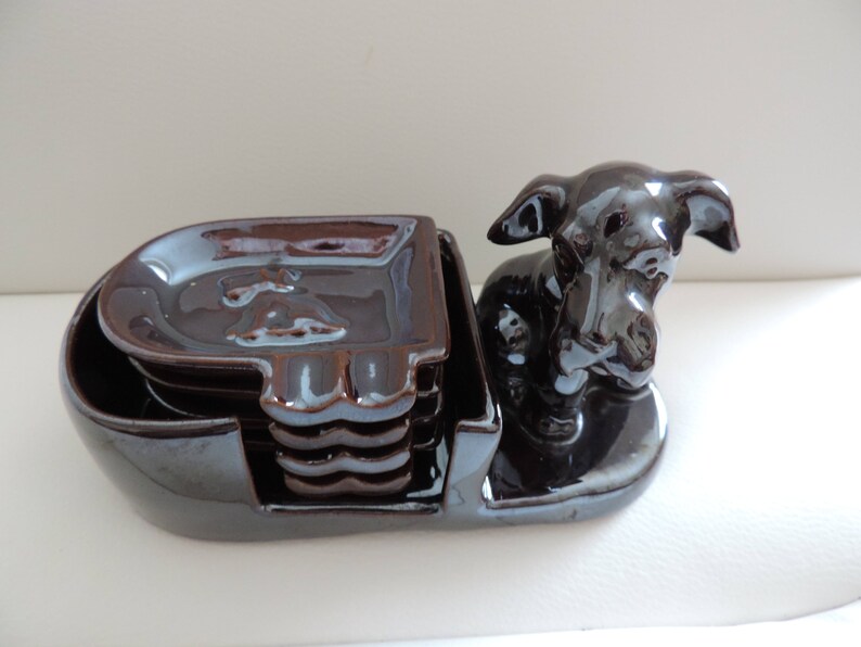Ashtray Dog Ashtray Porcelain Japan Vintage Etsy