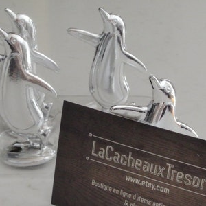 Place marker - decorative support - penguins (4)