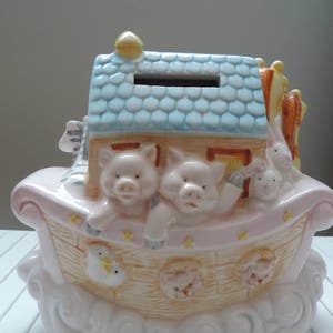 Piggy Bank, Noah's Ark, Russ Berrie & Co., China