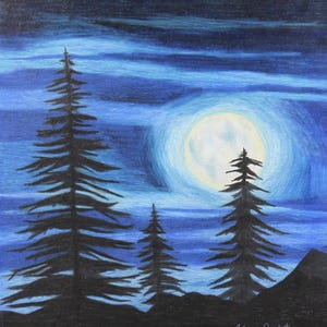 December Moon-Inkjet Print