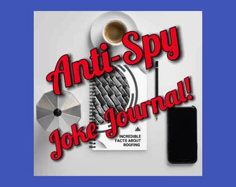 Joke Journal! Gift for Teenagers: “The Uninteresting Diary” - Trick people into giving you privacy! - Roofing Book