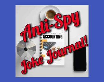 Joke Journal! Gift for Teenagers: “The Uninteresting Diary” - Trick people into giving you privacy! - Accounting Book