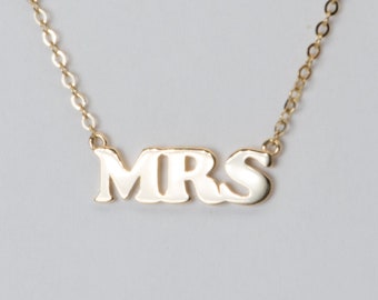 Bride Word Necklace | Etsy Australia