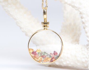 Classique Cadeaux Ruby Spinelle rainbow Topaz Gemstone Silver Chaîne Collier Pendentif Classique Cadeaux Ruby Spinelle rainbow Topaz Gemstone Silver Chaîne Collier Pendentif