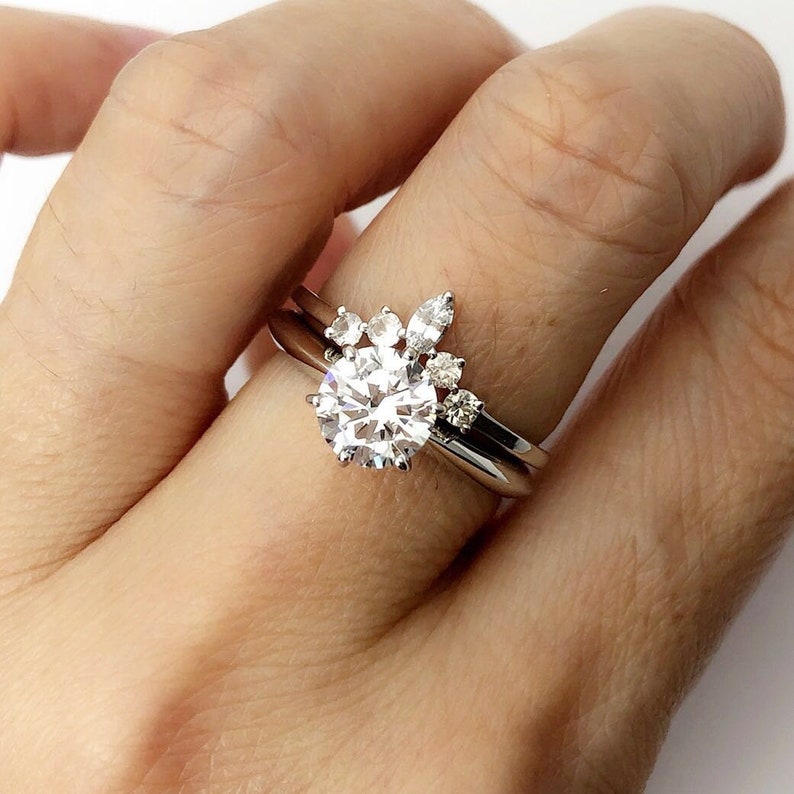 Mara White Sapphire Ring main image 1