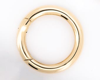 Genuine 9k Or 18k Solid Yellow Gold Bolt Clasp - 6mm, Hallmarked, Made In UK