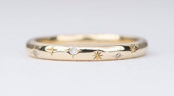 Stars wedding band clearance