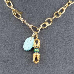 Solid 14K 9K Gold Swivel Dog Clip 25x6.5mm Pendant Charm Holder, Necklace Hook, Enhancer, Chain Connector, Watch Snap, Albert Swivel Clasp image 6