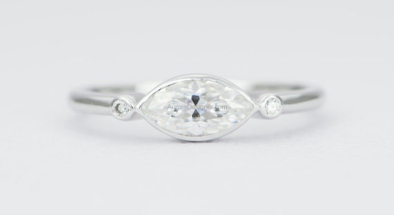 bezel marquise diamond settings