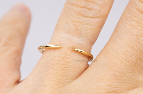 thumbnail image 2 of PAURO Women's 1mm Stainless Steel Stacking Ring - Thin Knuckle Wedding Band Comfort Fit 2 of 13