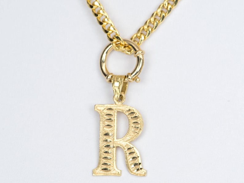 14K Gold Spring Ring Sailor Clasp 12mm 14mm Round Charm Holder Circle Pendant Enhancer for Necklace Connector Hoop Bail Clip Layering AD2392 image 4