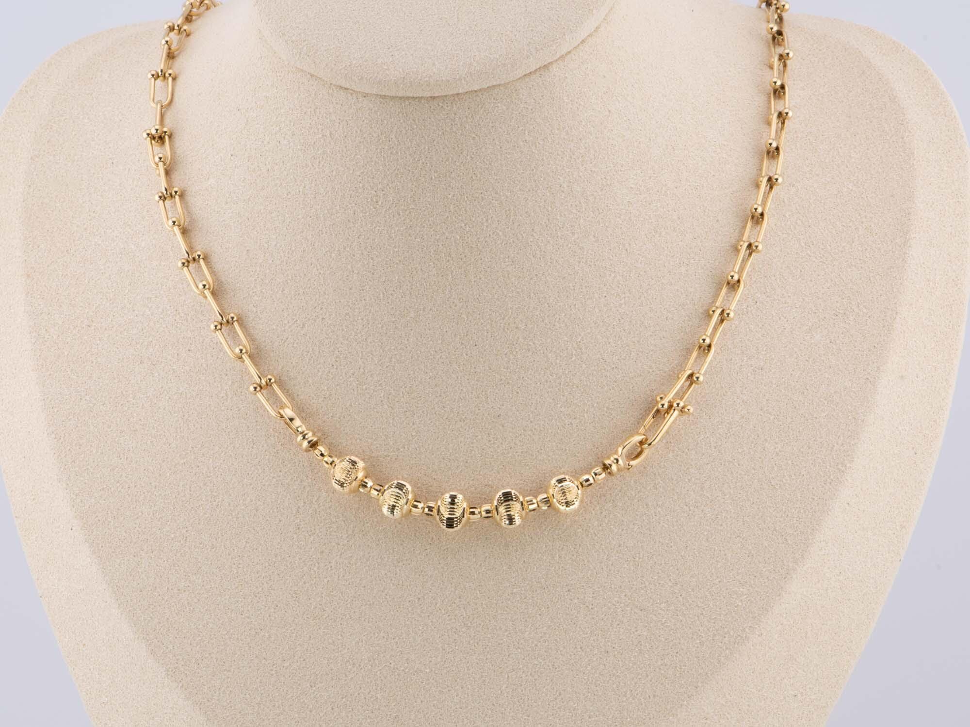 18K Gold Extension Chain for Necklace and Bracelet 2.5
