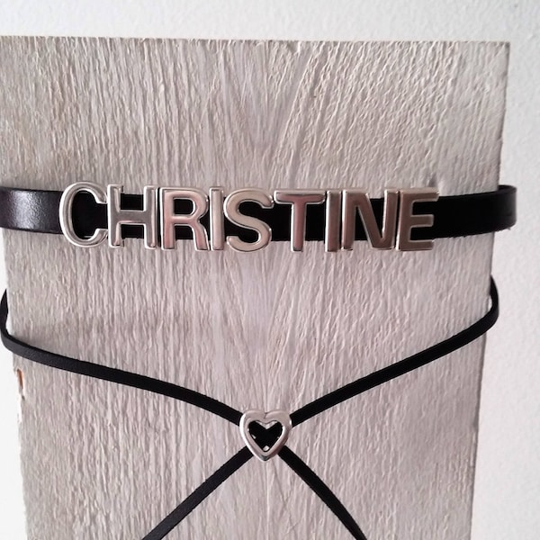 Leather Choker - Etsy