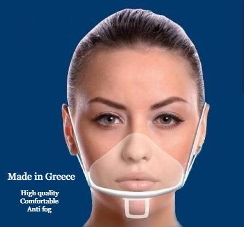 Comfortable Mask High Quality Face Shield Made in Greece Etsy