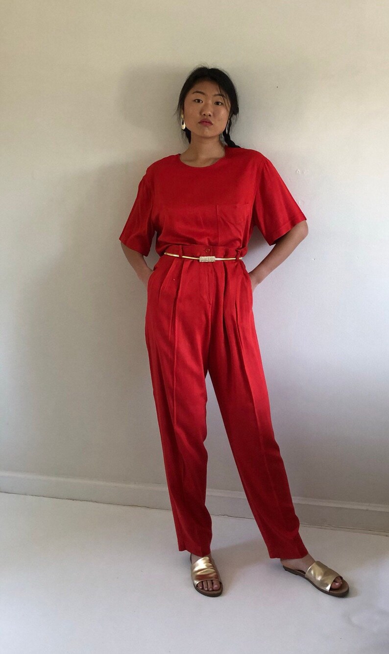 80s trouser suit
