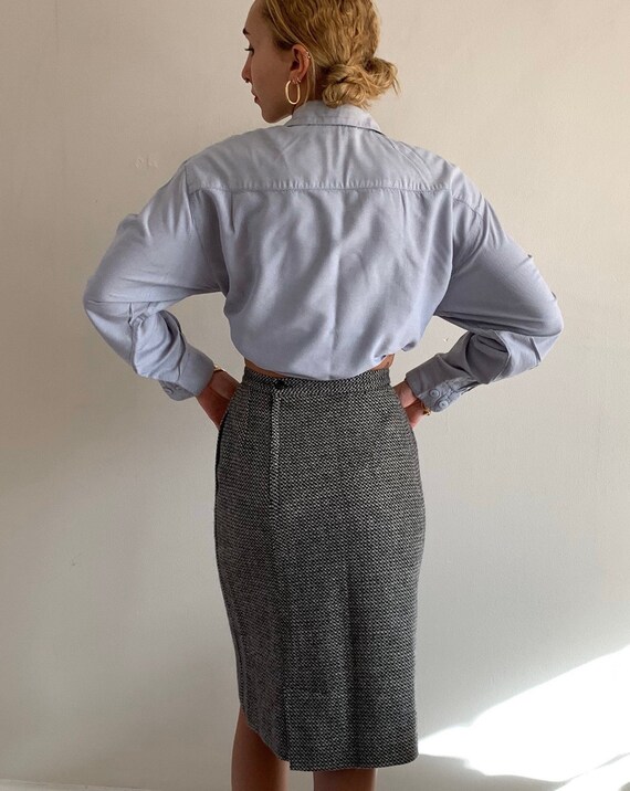 Robe Vintage Guy Laroche Paris Années 90 - Laine Rouge Taille L Occasion