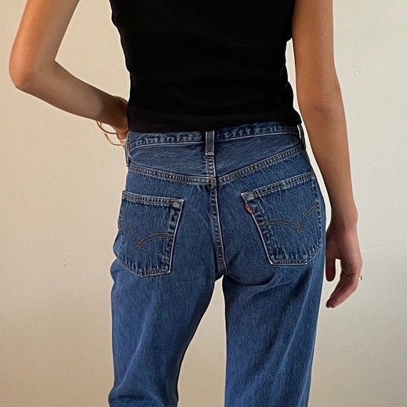 Levis 501 femme taille haute vintage sale