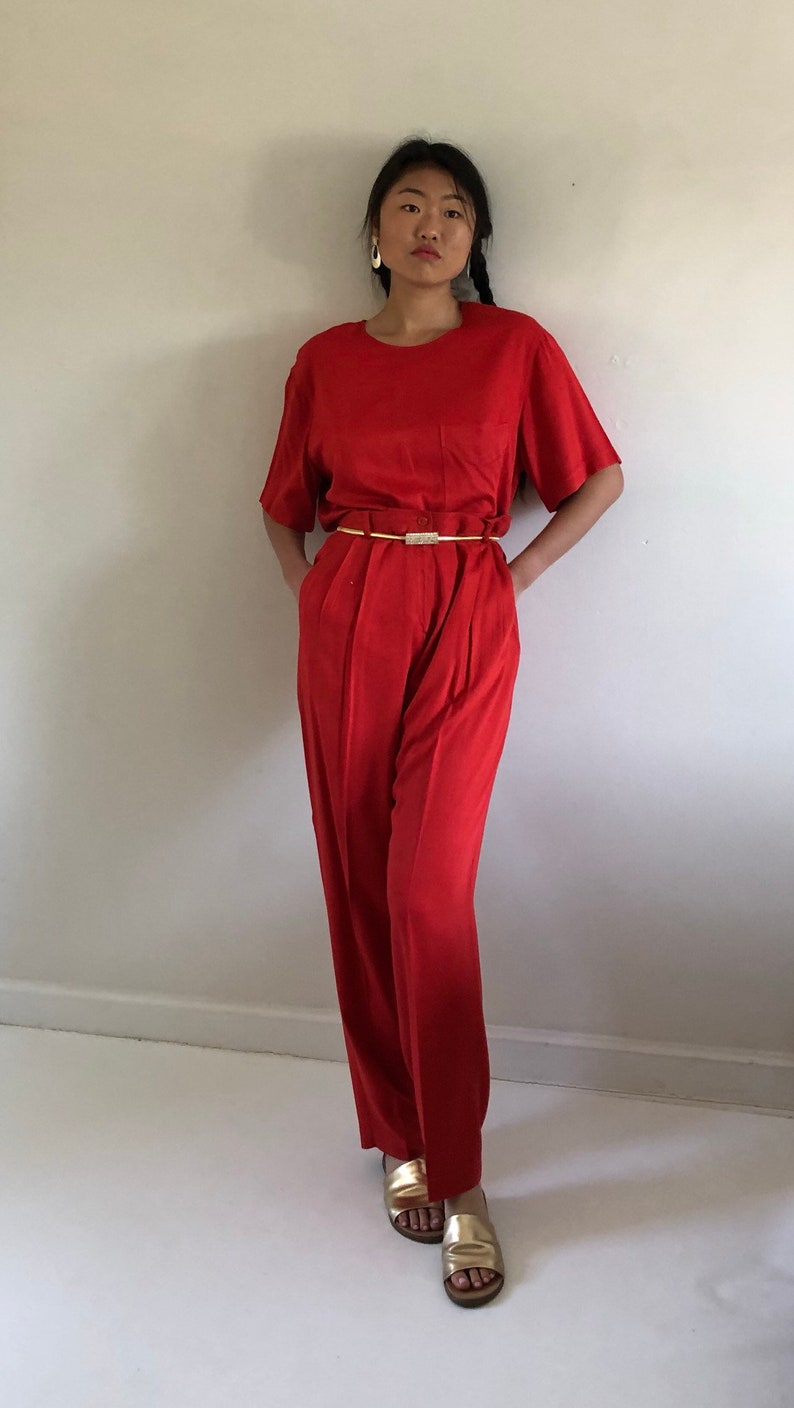 80s trouser suit