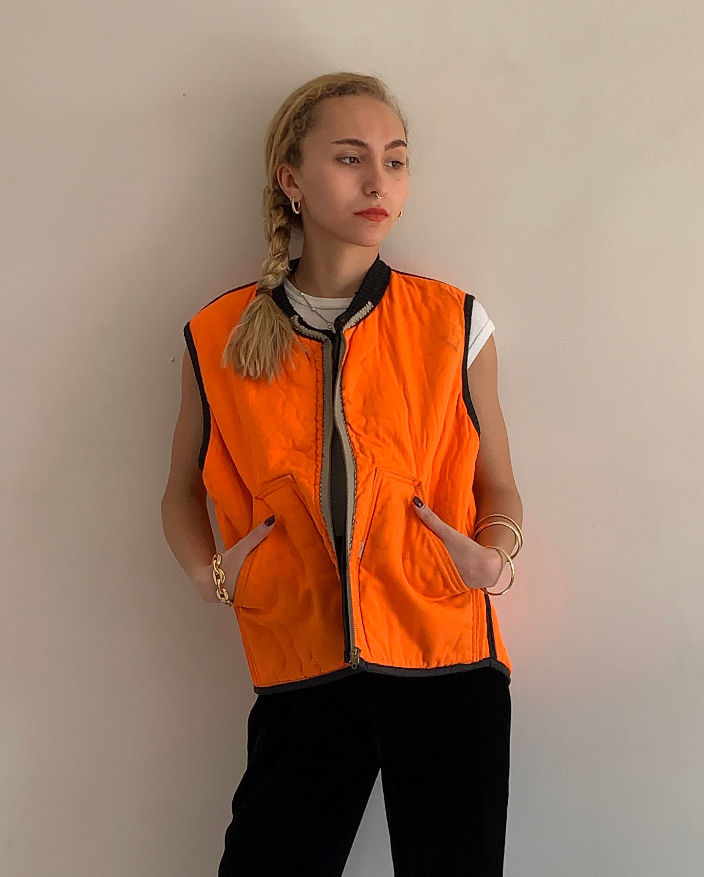 Orange Hunting Vest - Etsy UK