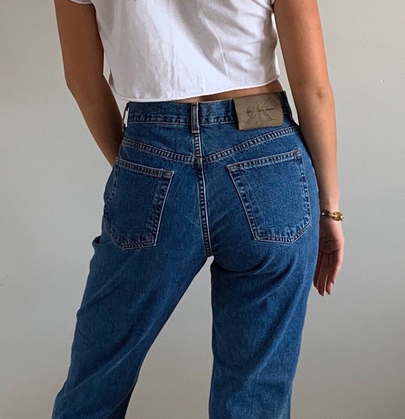 90s Calvin Klein jeans / vintage CK Calvin Klein button fly | Etsy