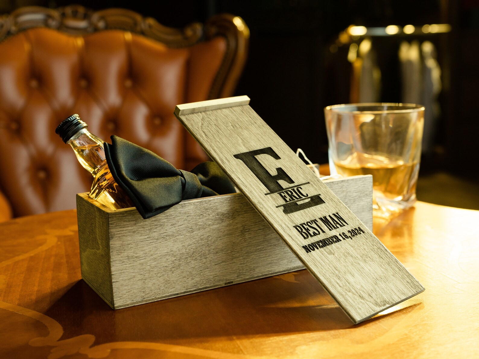 Cigar Gift Box for Groomsmen Proposal Gift Custom Cigar Box Etsy