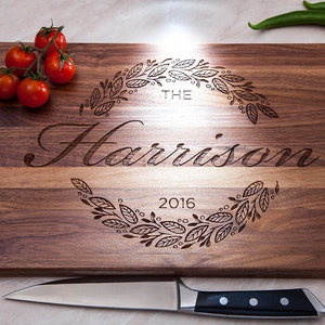 Personalized cutting board wedding gift for the couple christmas gift for mom image 4