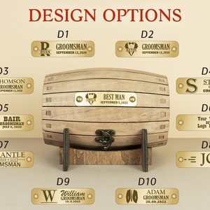 Personalized Whiskey Glasses Set in Wooden Barrel Box, Man Cave Barware ...